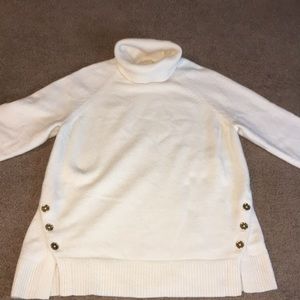 Michael Kors cream turtleneck sweater
